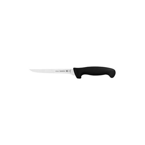 Tramontina Professional Boning Straight Narrow Flexible Knife Black Handle - 150mm