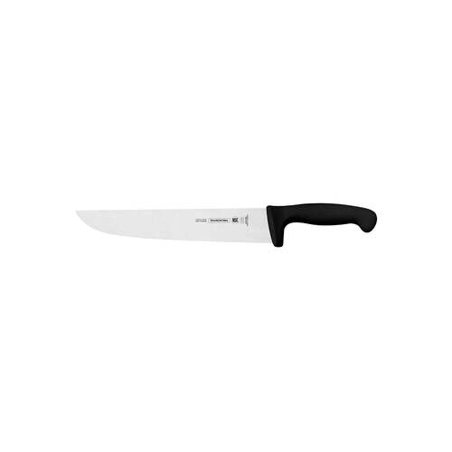 Tramontina Professional Butcher Knife Straight Back Black Handle - 250mm