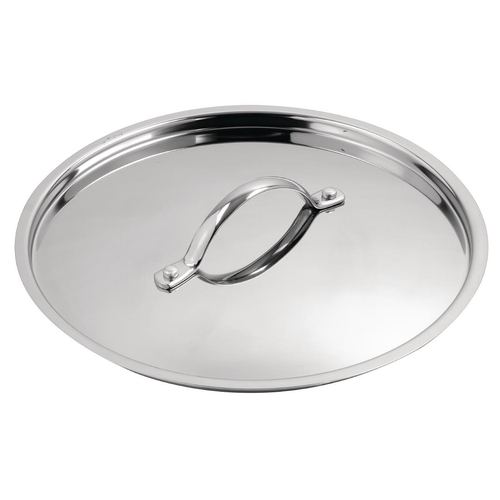 Vogue Stainless Steel & Aluminium Tri-Wall Saucepan Lid 240mm